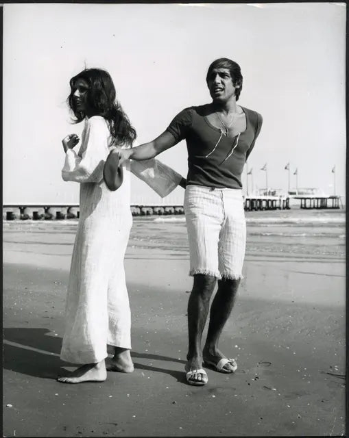 Adriano Celentano e Claudia Mori 1971 Ft 35953 - Stampa 21x27 cm - Farabola Stampa ai sali d'argento