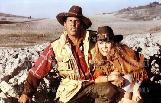 Adriano Celentano e Debra Feuer nel film Il burbero, 1986 - Farabola Immagine digitale