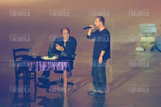 Adriano Celentano e Marco Masini, 125 Milioni di Caz..te, 2001 - Farabola Immagine digitale