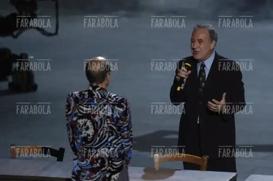 Adriano Celentano e Michele Santoro, RockPolitik, 2005 - Farabola Immagine digitale
