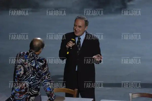 Adriano Celentano e Michele Santoro, RockPolitik, 2005 - Farabola Immagine digitale