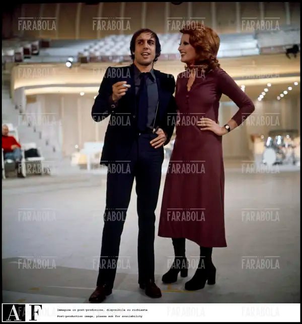 Adriano Celentano e Mina, Teatro 10, 1972 - Farabola Immagine digitale