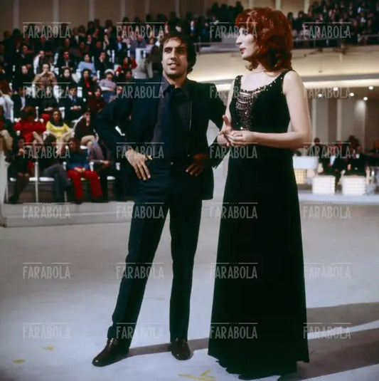 Adriano Celentano e Mina, Teatro 10, 1972 - Farabola Immagine digitale