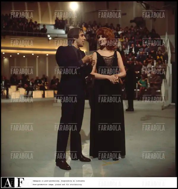 Adriano Celentano e Mina, Teatro 10, 1972 - Farabola Immagine digitale