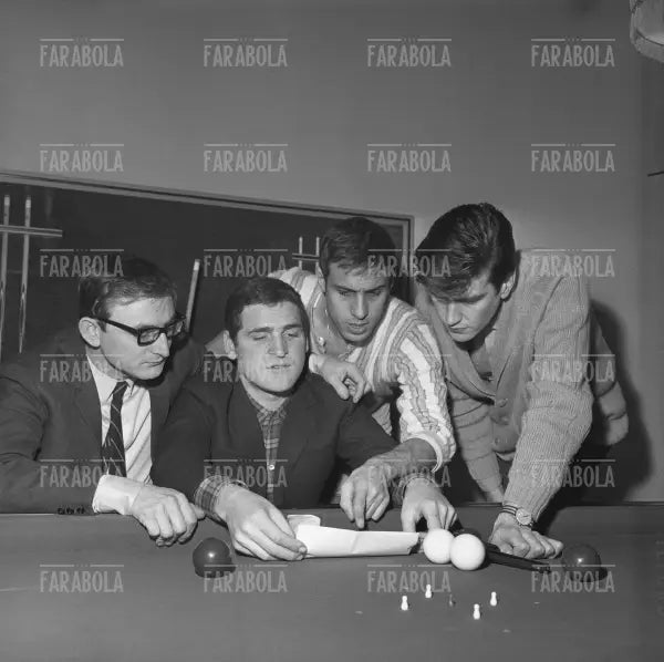 Adriano Celentano, Ico Cerutti, Gino Santercole e Lorenzo Pilat, 1966 - Farabola Immagine digitale
