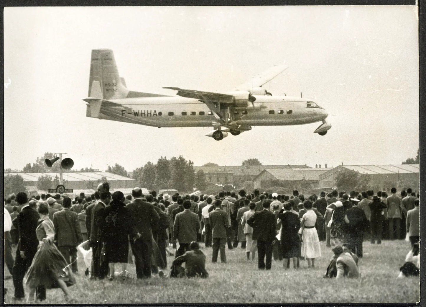 Aereo Hurel Dubois HD 32 1955 Ft 36152 - Stampa 13x18 cm - Farabola Stampa ai sali d'argento