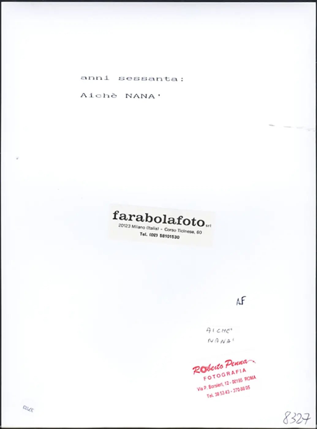 Aiché Nanà ballerina turca anni 60 Ft 37113 - Stampa 24x18 cm - Farabola Stampa ai sali d'argento