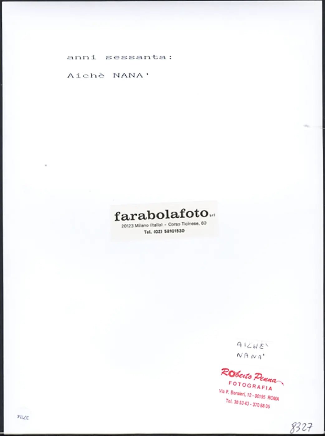 Aiché Nanà ballerina turca anni 60 Ft 37114 - Stampa 24x18 cm - Farabola Stampa ai sali d'argento