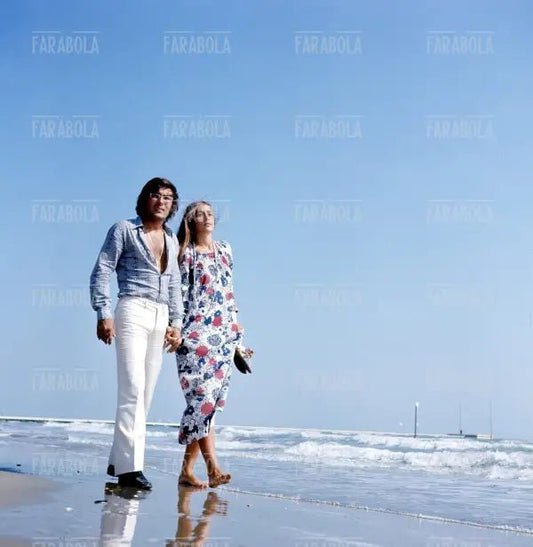 Al Bano e Romina Power, Festival di Venezia, 1970 - Farabola Immagine digitale