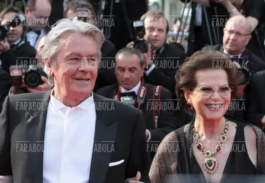 Alain Delon e Claudia Cardinale, Festival di Cannes, 2010 - Farabola Immagine digitale