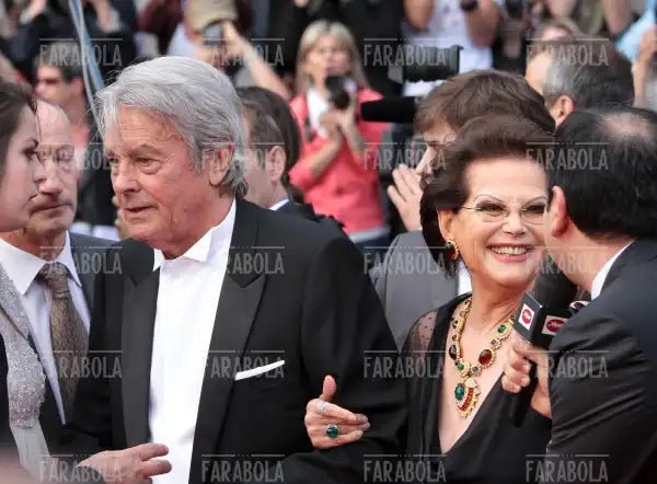 Alain Delon e Claudia Cardinale, Festival di Cannes, 2010 - Farabola Immagine digitale