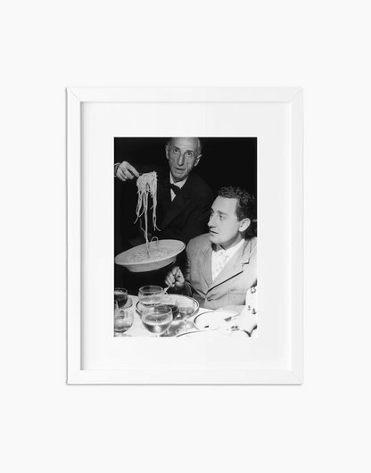 Alberto Sordi, 1952 — stampa fine art con cornice bianca