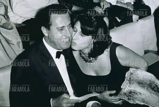 Alberto Sordi e Anna Magnani, Festival di Venezia, 1961 - Farabola Immagine digitale