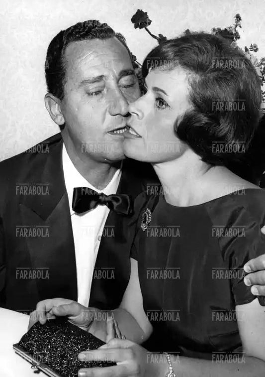 Alberto Sordi e Franca Valeri, premio Attor Comico, 1963 - Farabola Immagine digitale