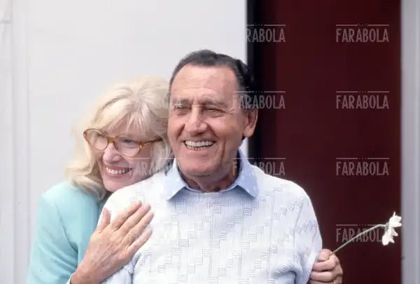 Alberto Sordi e Monica Vitti, Festival di Venezia, 1995 - Farabola Immagine digitale