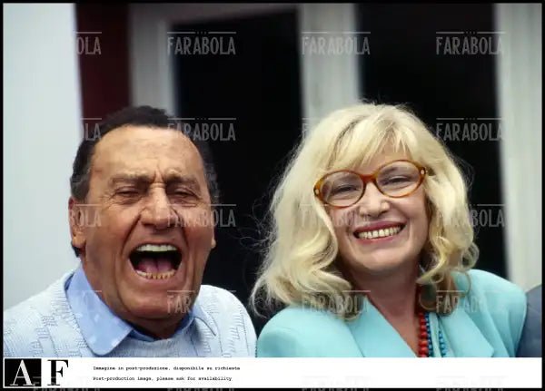 Alberto Sordi e Monica Vitti, Festival di Venezia, 1995 - Farabola Immagine digitale