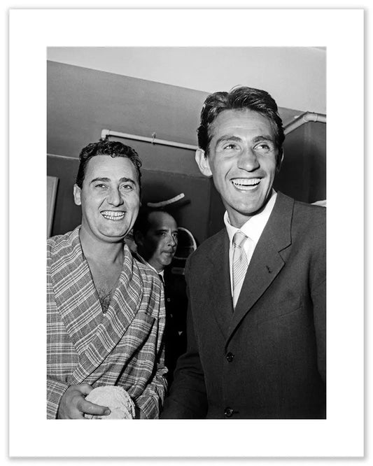 Alberto Sordi e Walter Chiari, 1952 - Farabola Fotografia