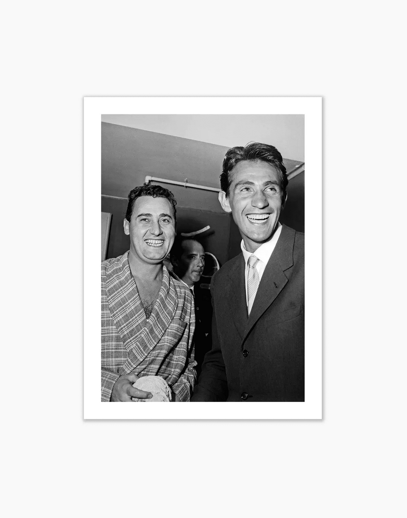 Alberto Sordi e Walter Chiari, 1952 — stampa fine art
