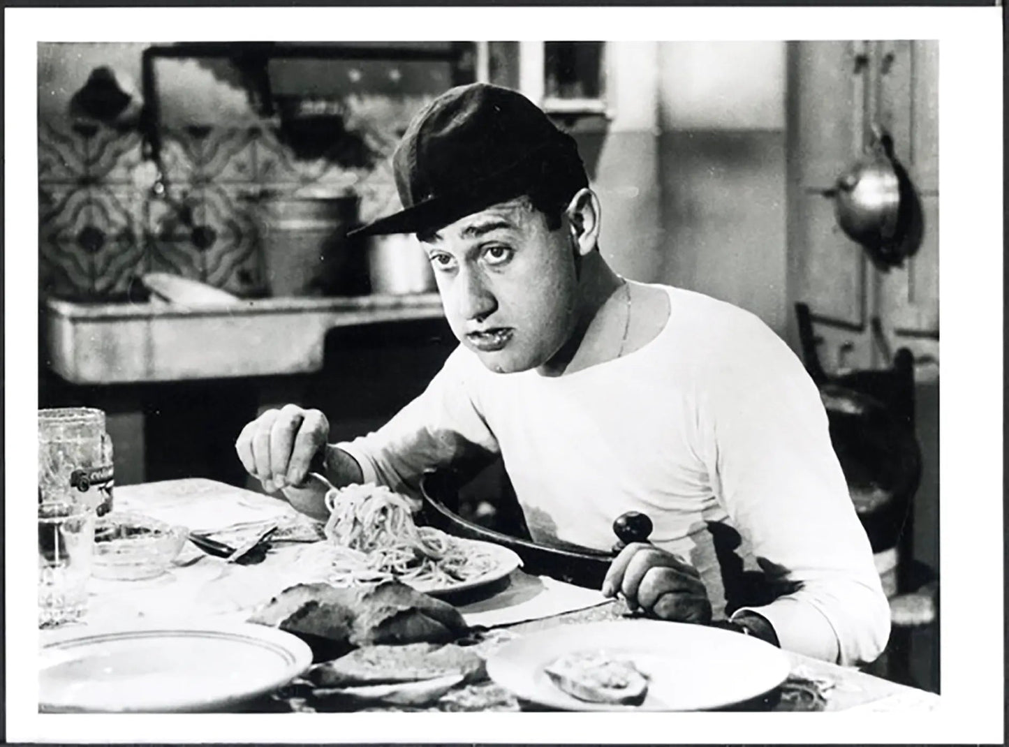 Alberto Sordi Un americano a Roma 1954 Ft 37558 - Stampa 24x18 cm - Farabola Stampa ai sali d'argento (anni 90)