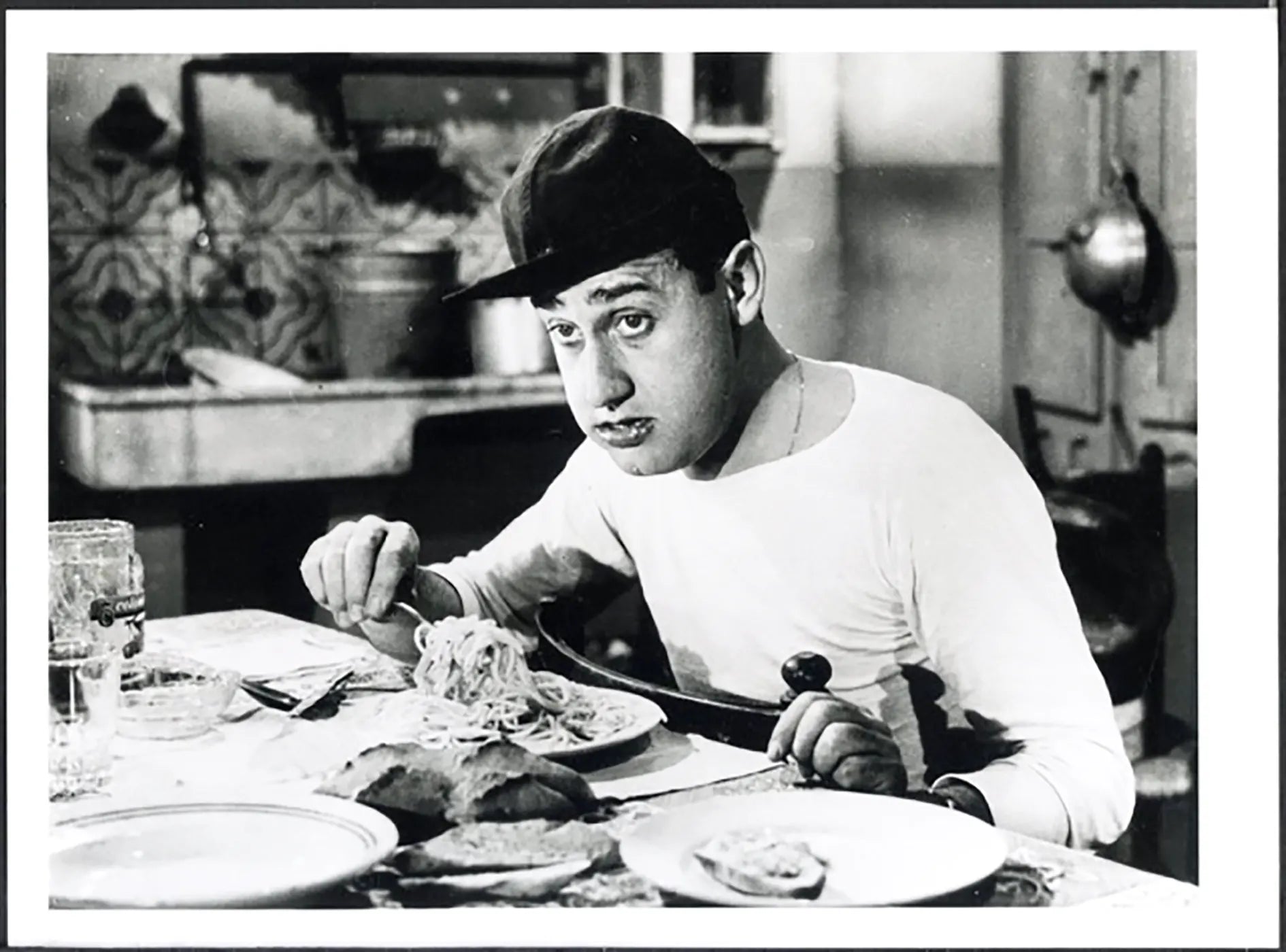 Alberto Sordi Un americano a Roma 1954 Ft 37558 - Stampa 24x18 cm - Farabola Stampa ai sali d'argento (anni 90)