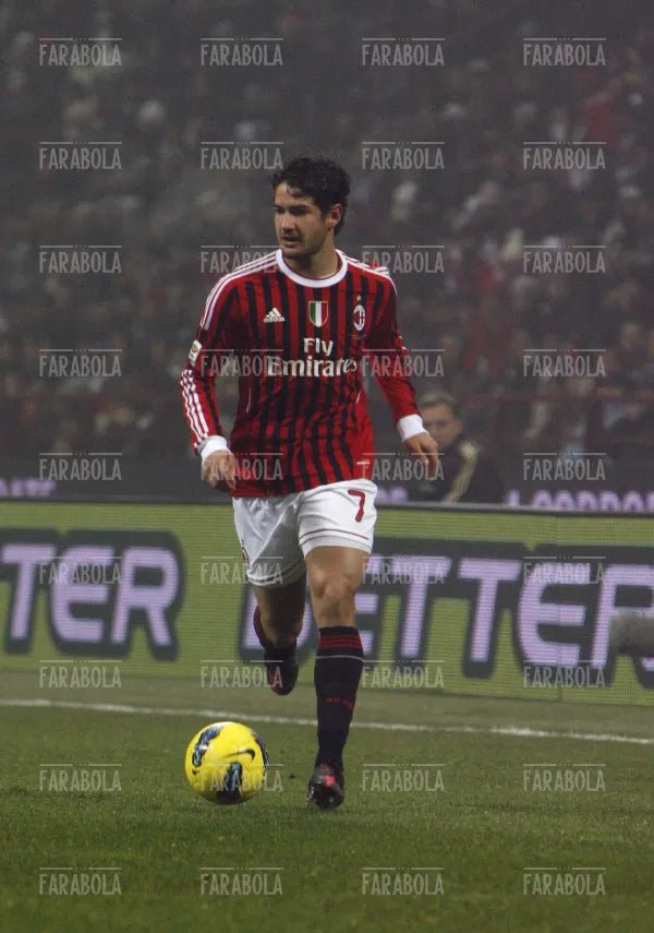 Alexandre Pato, Milan vs Inter, 2012 - Farabola Immagine digitale