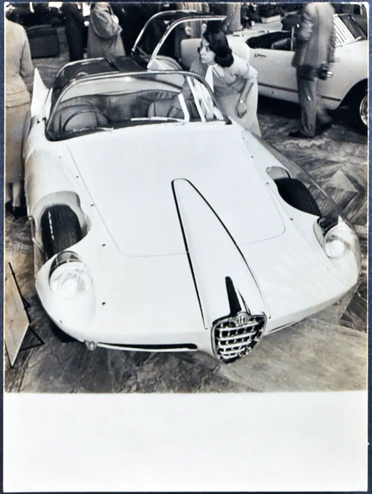 Alfa Romeo Sport Salone Auto 1956 Ft 35306 - Stampa 20x15 cm - Farabola Stampa ai sali d'argento