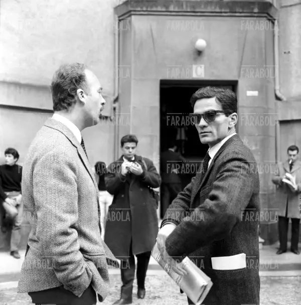 Alfredo Bini e Pier Paolo Pasolini, 1962 - Farabola Immagine digitale