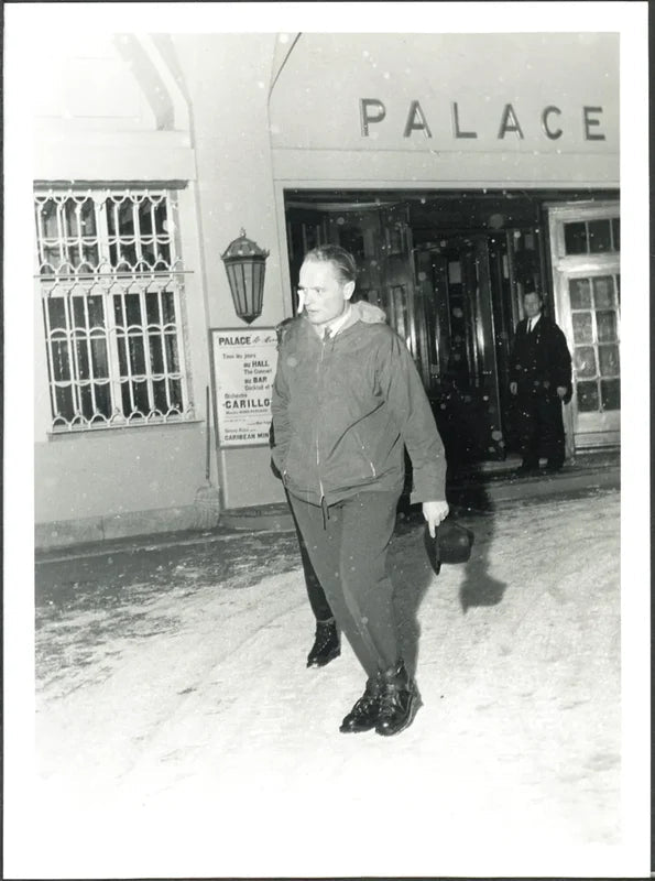 Alfried Krupp von Bohlen a St Moritz 1959 Ft 37443 - Stampa 24x18 cm - Farabola Stampa ai sali d'argento