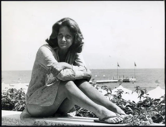 Alida Valli al Festival di Venezia 1972 Ft 35870 - Stampa 24x18 cm - Farabola Stampa ai sali d'argento