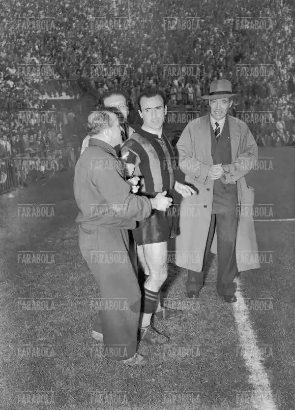 Amadeo Amadei, Inter vs Milan, 1949 - Farabola Immagine digitale