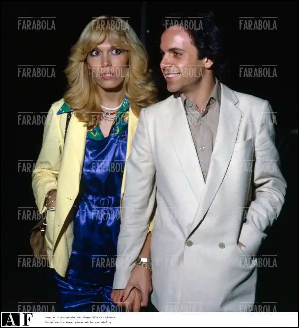 Amanda Lear con il marito Alain - Philippe Malagnac, Festival di Cannes, 1979 - Farabola Immagine digitale