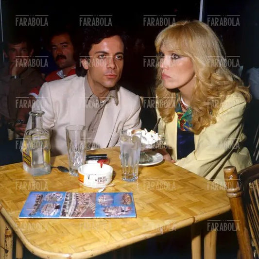 Amanda Lear e Alain Malagnac, Festival di Cannes, 1979 - Farabola Immagine digitale