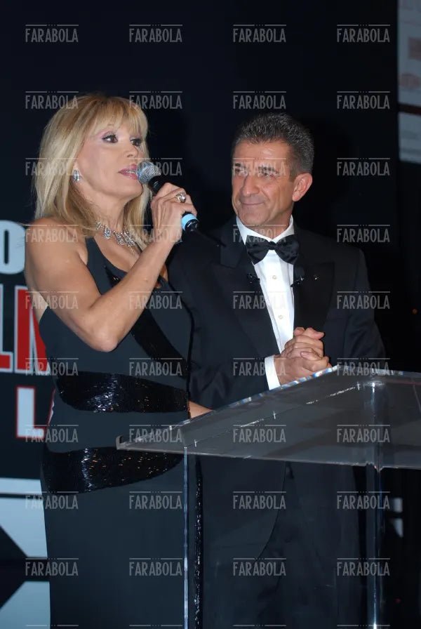 Amanda Lear ed Ezio Greggio, Montecarlo Film Festival, 2006 - Farabola Immagine digitale