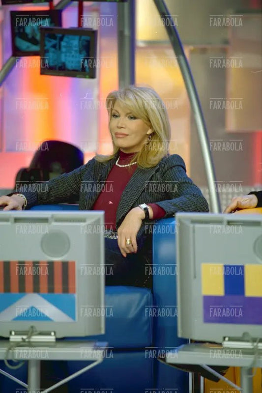 Amanda Lear, Quelli che il calcio, 2002 - Farabola Immagine digitale