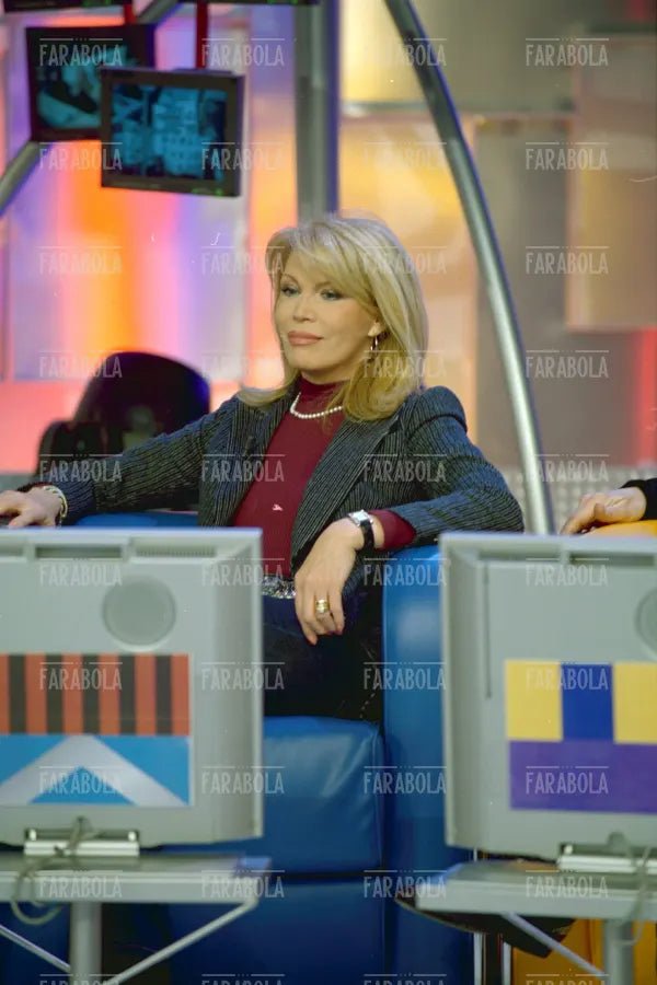 Amanda Lear, Quelli che il calcio, 2002 - Farabola Immagine digitale