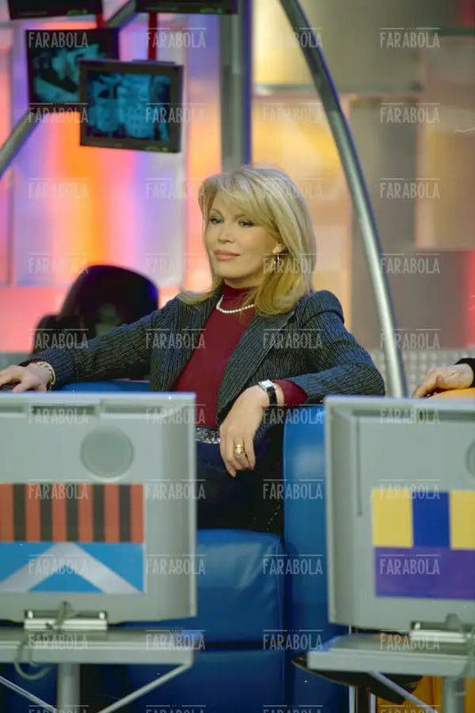 Amanda Lear, Quelli che il calcio, 2002 - Farabola Immagine digitale