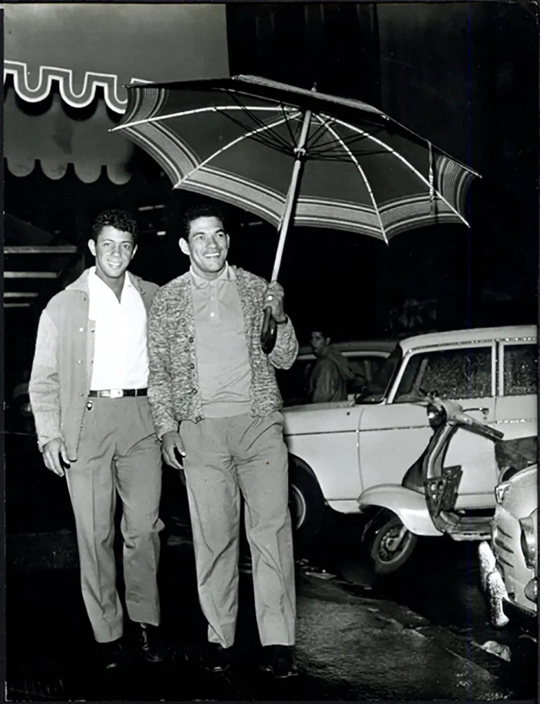 Amarildo e Garrincha a Milano 1963 Ft 5782 - Stampa 21x27 cm - Farabola Stampa ai sali d'argento