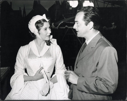 Andrea Checchi e Miriam Bru 1954 Ft 37504 - Stampa 24x30 cm - Farabola Stampa ai sali d'argento