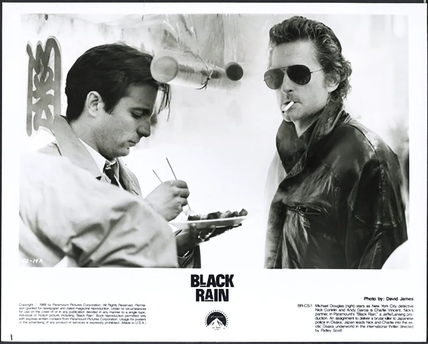Andy Garcia e Michael Douglas film 1989 Ft 37572 - Stampa 21x27 cm - Farabola Stampa ai sali d'argento