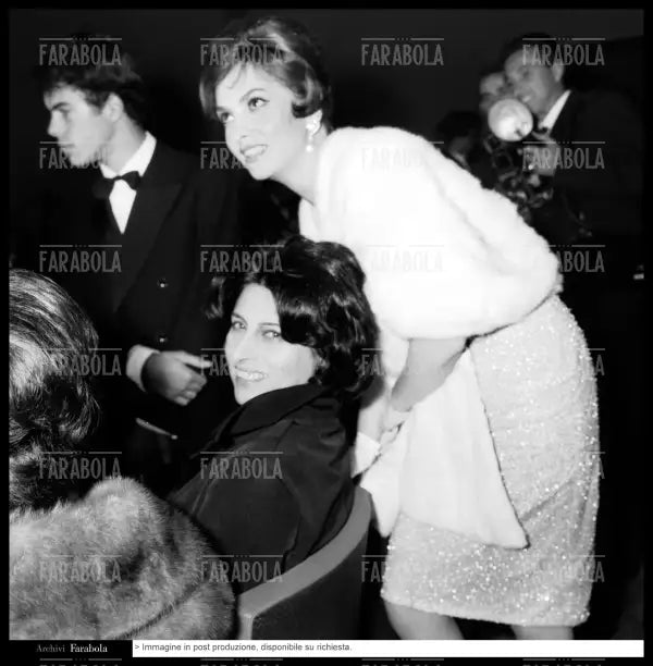Anna Magnani e Gina Lollobrigida, Roma, 1960 - Farabola Immagine digitale