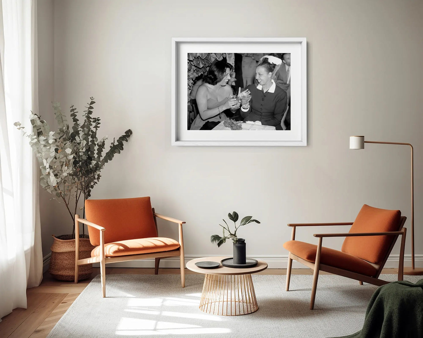 Anna Magnani e Josephine Baker, 1948 - Farabola Fotografia