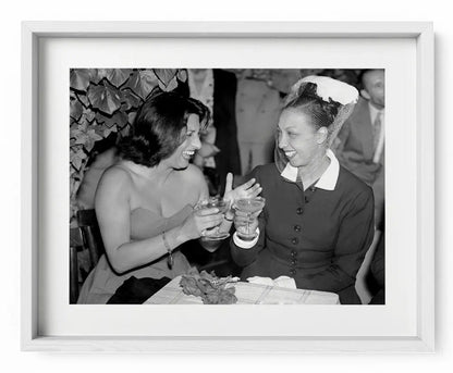 Anna Magnani e Josephine Baker, 1948 - Farabola Fotografia