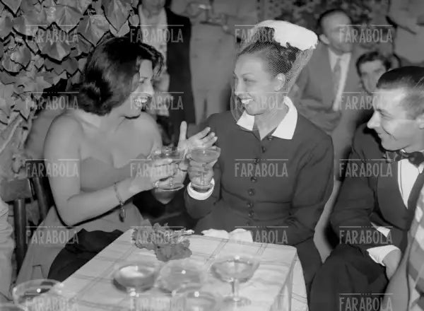 Anna Magnani e Josephine Baker, 1948 - Farabola Immagine digitale