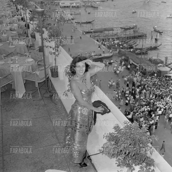 Anna Magnani, Festival di Venezia, 1956 - Farabola Immagine digitale