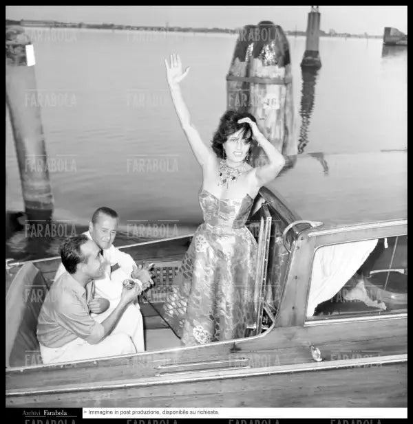 Anna Magnani, Festival di Venezia, 1956 - Farabola Immagine digitale
