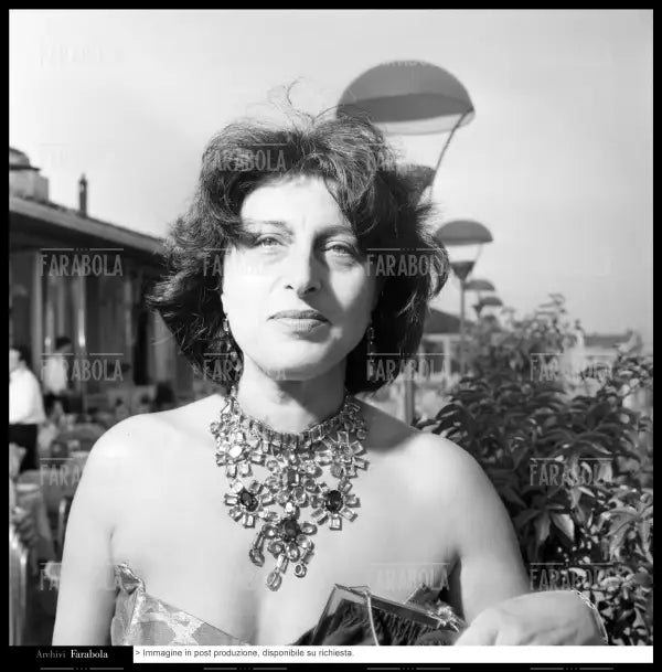 Anna Magnani, Festival di Venezia, 1956 - Farabola Immagine digitale