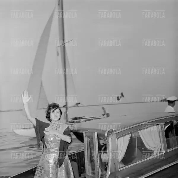 Anna Magnani, Festival di Venezia, 1956 - Farabola Immagine digitale