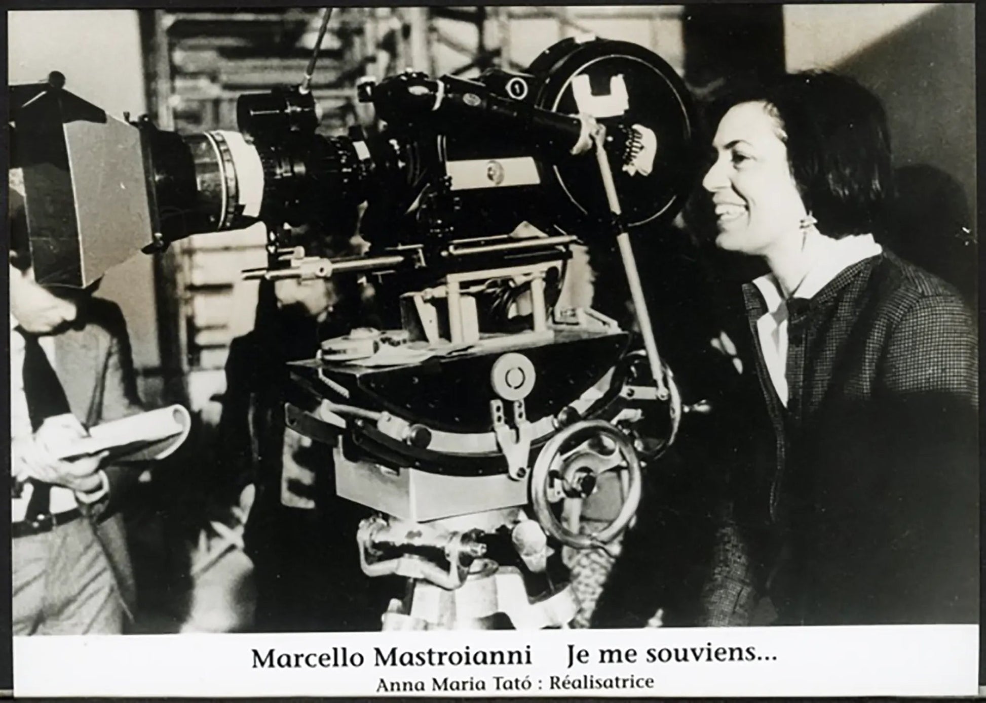 Anna Maria Tatò sul set 1997 Ft 5743 - Stampa 13x18 cm - Farabola Stampa ai sali d'argento