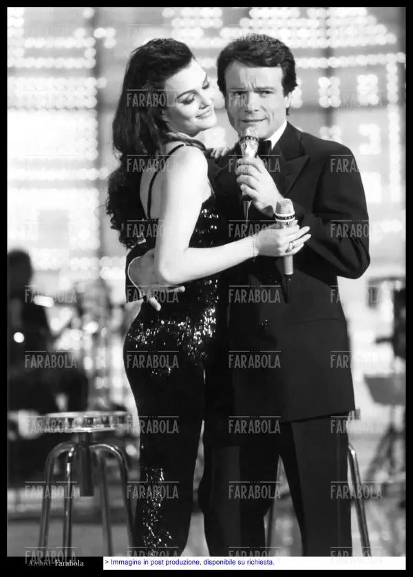 Anna Oxa e Massimo Ranieri, Fantastico 10, 1989 - Farabola Immagine digitale