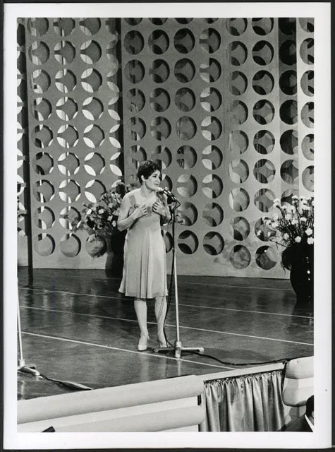 Anna Rita Spinaci Sanremo 1967 Ft 35636 - Stampa 24x18 cm - Farabola Stampa ai sali d'argento (anni 90)